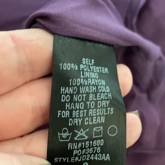 Storia Monochromatic Plaid Baby Doll
Mini Dress size S Purple - Picture 10 of 10